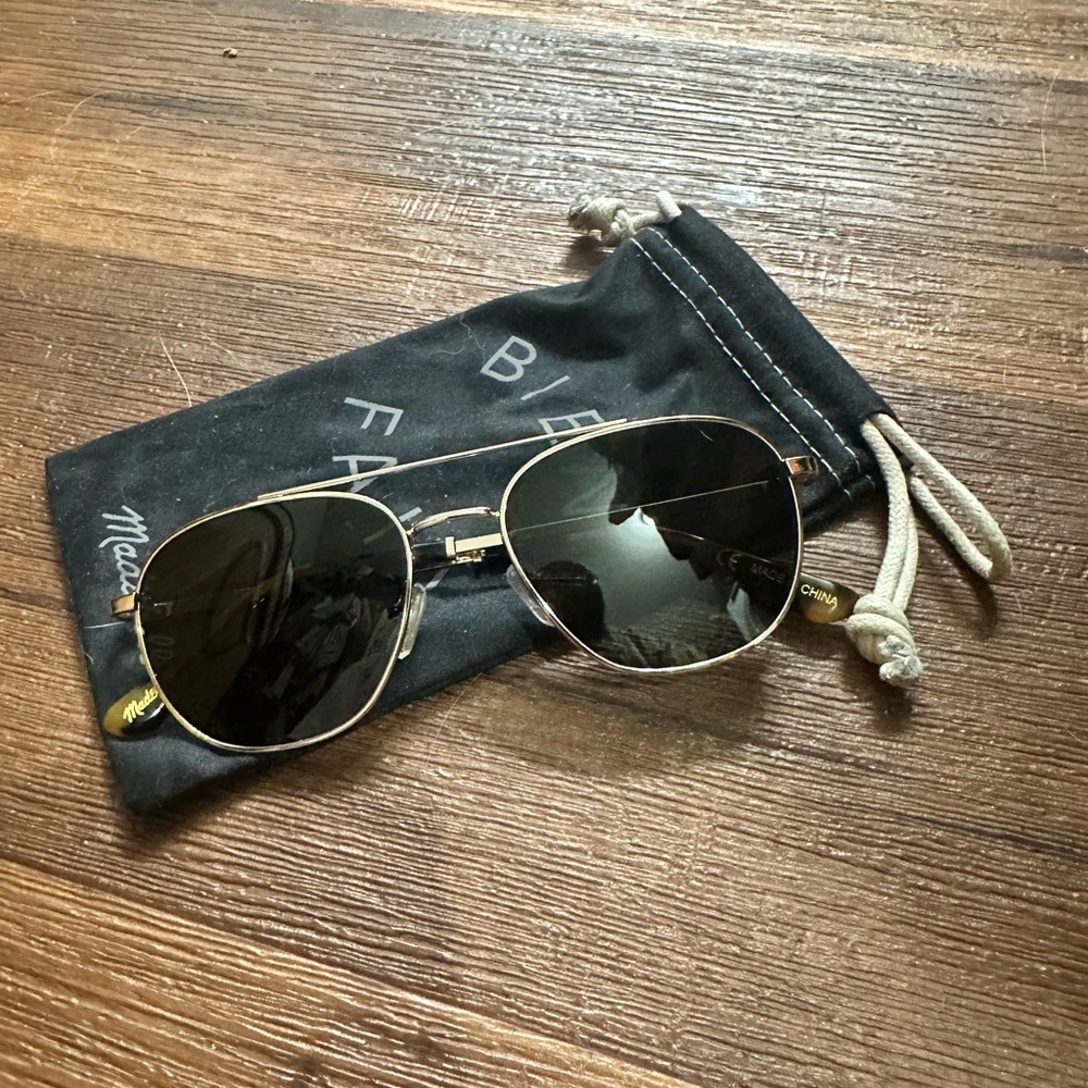 MADEWELL nwot aviator sunglasses
